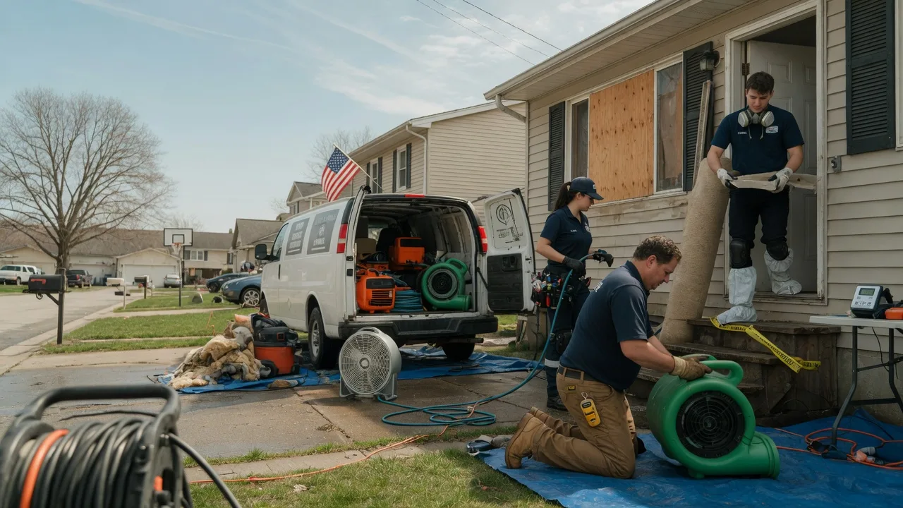 Water Damage Restoration in Mason City, IA near me